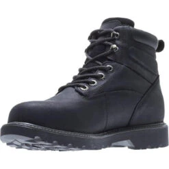 Wolverine Men's 6" Floorhand Stl Toe WP Work Boot - Black - W10694 -BootBase Sales Store W10694 7