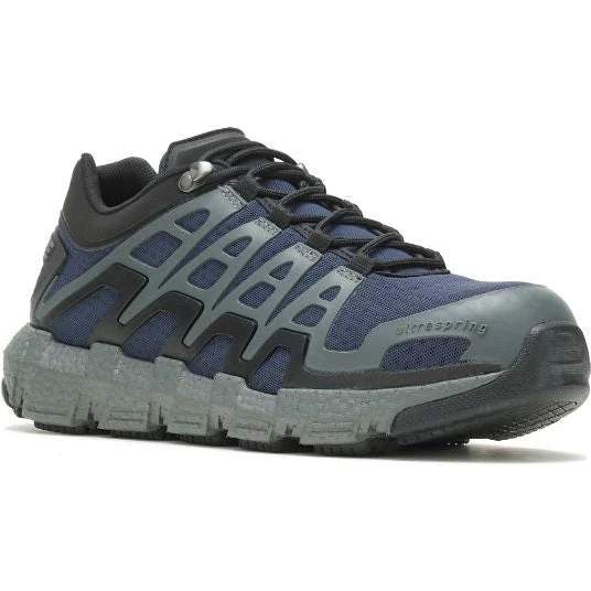 Wolverine Men's Rev Vent Durashocks Safety Toe Work Shoe -Navy- W211176 3 Wolverine Men's Rev Vent Durashocks Safety Toe Work Shoe -Navy- W211176