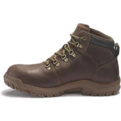 CAT Womens Mae Steel Toe Waterproof Work Shoe - Brown - P91011 -BootBase Sales Store cat womens mae steel toe waterproof work shoe brown p91011 5