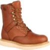 Georgia Men's 8" Wedge Work Boot - Tobacco - G8152 -BootBase Sales Store georgia mens 8 wedge work boot tobacco g8152