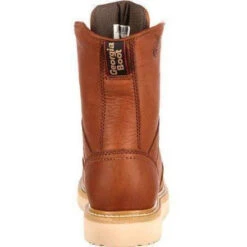 Georgia Men's 8" Wedge Work Boot - Tobacco - G8152 -BootBase Sales Store georgia mens 8 wedge work boot tobacco g8152 2