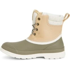 Muck Women's Originals Duck Lace Waterproof Duty Boot- Walnut- ODLW-901 -BootBase Sales Store odlw 901 taupe walnut 2 2400x 598e1046 b479 4955 9af9 6c7207499a17