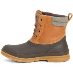 Muck Women's Originals Duck Lace Waterproof Duty Boot - Tan - ODLW-902 -BootBase Sales Store odlw 902 tan dk brown 2 2400x b52dd609 6f27 4b6a a7c6 fe18adbfea71