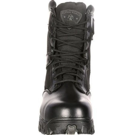Rocky Men's Alphaforce 8" Zipper WP Duty Boot - Black - FQ0002173 8 Rocky Men's Alphaforce 8" Zipper WP Duty Boot - Black - FQ0002173 - Image 6