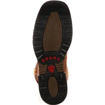 Rocky Men's Original Ride Steel Toe WP Western Boot- Brown- RKYW041 5 Rocky Men's Original Ride Steel Toe WP Western Boot- Brown- RKYW041 - Image 3