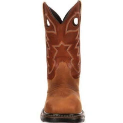 Rocky Men's Original Ride Steel Toe WP Western Boot- Brown- RKYW041 12 Rocky Men's Original Ride Steel Toe WP Western Boot- Brown- RKYW041 -BootBase Sales Store rocky mens original ride steel toe wp western boot brown rkyw041 3