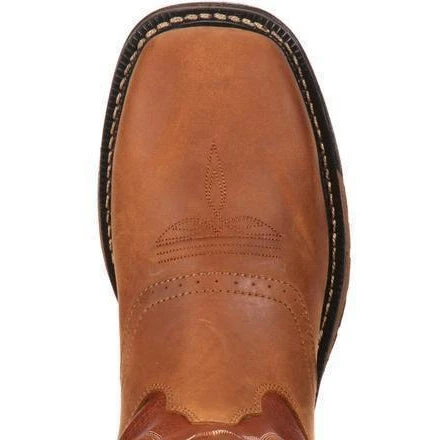 Rocky Men's Original Ride Steel Toe WP Western Boot- Brown- RKYW041 9 Rocky Men's Original Ride Steel Toe WP Western Boot- Brown- RKYW041 - Image 7