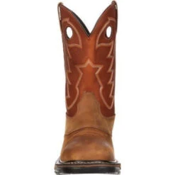 Rocky Men's Original Ride Waterproof Western Boot - Brown - RKYW039 -BootBase Sales Store rocky mens original ride waterproof western boot brown rkyw039 2