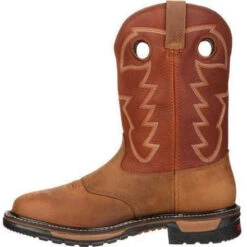 Rocky Men's Original Ride Waterproof Western Boot - Brown - RKYW039 -BootBase Sales Store rocky mens original ride waterproof western boot brown rkyw039 5