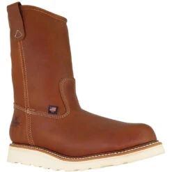 Thorogood Men's USA Made Amer Heritage Stl Toe Wel Wedge Work Boot 804-4205 -BootBase Sales Store thorogood mens usa made amer heritage stl toe wel work boot 804 4205 thorogood 3